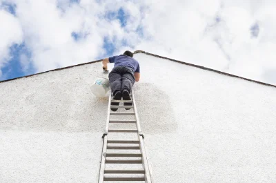 Peinture extérieure au Moustoir — façades et ravalement